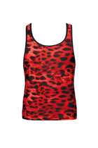 Herren Tank Top 053562 Savage von Anais for Men - S / rot/schwarz - Herren-Shirt