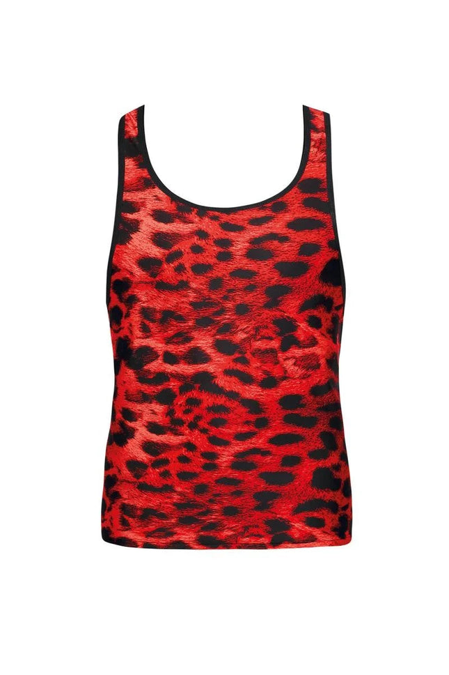 Herren Tank Top 053562 Savage von Anais for Men - S / rot/schwarz - Herren-Shirt