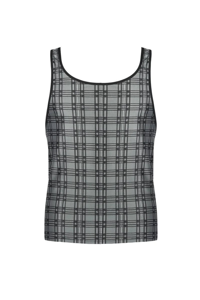 Herren Tank Top 053574 Balance von Anais for Men - S / grau/schwarz - Herren-Shirt
