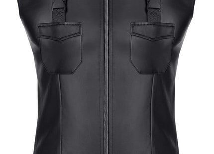 Herren Weste RMCamillo001 schwarz von Regnes Fetish Planet - S / Black - Herren-Weste