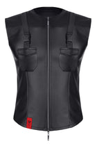 Herren Weste RMCamillo001 schwarz von Regnes Fetish Planet - S / Black - Herren-Weste