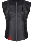 Herren Weste RMCamillo001 schwarz von Regnes Fetish Planet - S / Black - Herren-Weste