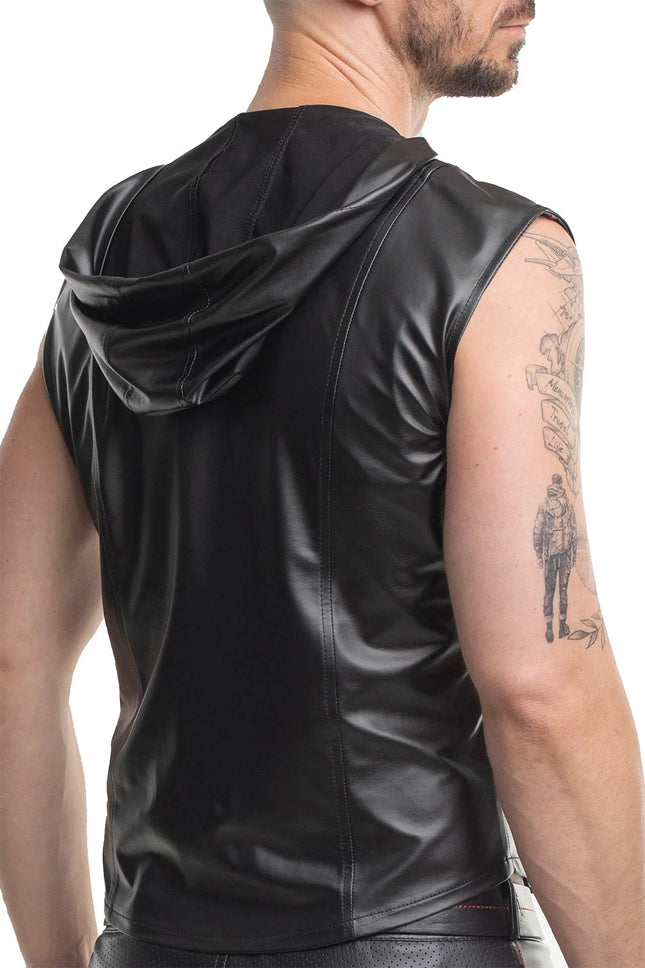 Herren Weste RMDario001 schwarz von Regnes Festish Planet - Herren-Weste