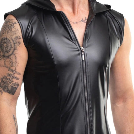 Herren Weste RMDario001 schwarz von Regnes Festish Planet - Herren-Weste