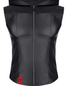 Herren Weste RMDario001 schwarz von Regnes Festish Planet - S / Black - Herren-Weste