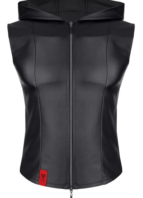 Herren Weste RMDario001 schwarz von Regnes Festish Planet - S / Black - Herren-Weste