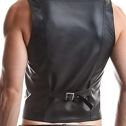 Herren Weste RMOliver001 schwarz von Regnes Fetish Planet - Herren-Weste