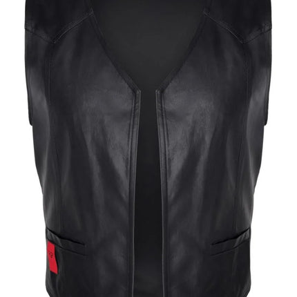 Herren Weste RMOliver001 schwarz von Regnes Fetish Planet - S / Black - Herren-Weste