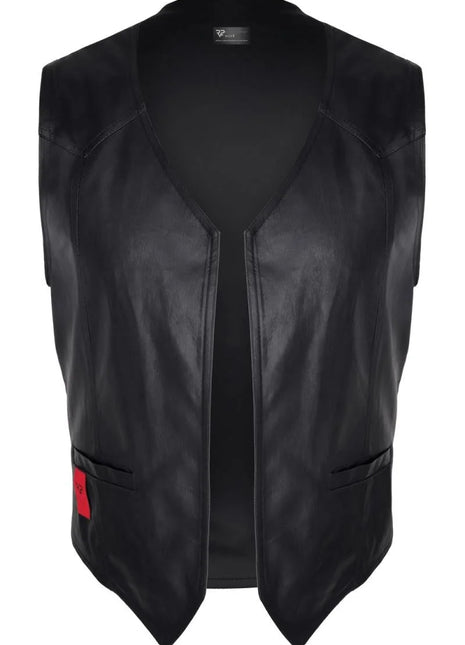 Herren Weste RMOliver001 schwarz von Regnes Fetish Planet - S / Black - Herren-Weste