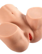 Beiges silikon anatomisches modell eines menschlichen torsos mit realistischer hauttextur und roten inneren details für hidden desire big booty milking torso masturbator 16 kg