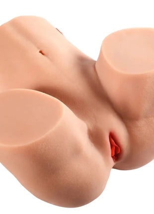 Beiges silikon anatomisches modell eines menschlichen torsos mit realistischer hauttextur und roten inneren details für hidden desire big booty milking torso masturbator 16 kg