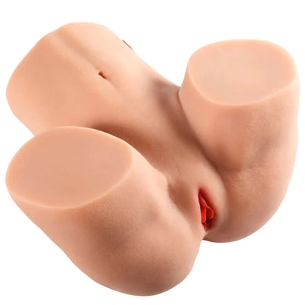 Beiges silikon anatomisches modell eines menschlichen torsos mit realistischer hauttextur und roten inneren details für hidden desire big booty milking torso masturbator 16 kg
