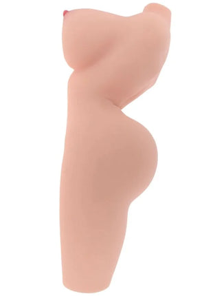 Ein pfirsichfarbener silikon-torso mit glatter, realistischer textur und natürlichen konturen, college babe masturbator weiblich 15 kg