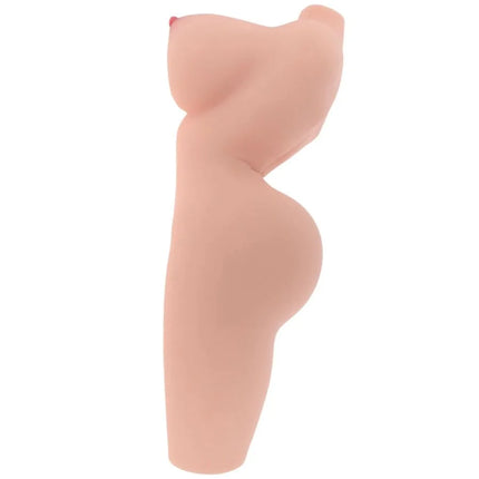 Ein pfirsichfarbener silikon-torso mit glatter, realistischer textur und natürlichen konturen, college babe masturbator weiblich 15 kg