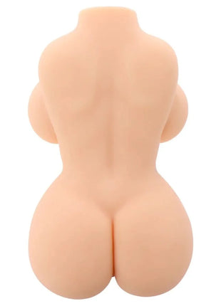 Beige silikon weiblicher körperform mit glatten realistischen konturen und natürlichen hautfarbton für hidden desire masturbator