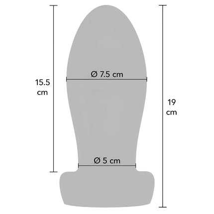 HIDDEN DESIRE - EXTREME HEAVY STRETCHER ANALPLUG XL