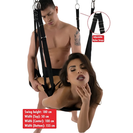 HIDDEN DESIRE – Extreme Lovers Sexschaukel mit freistehendem Gestell 180 cm - Sexschaukel