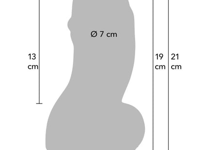 HIDDEN DESIRE - INFERNO FAT BOYS DILDO 19 CM