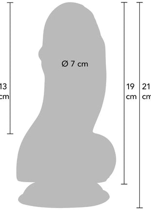 HIDDEN DESIRE - INFERNO FAT BOYS DILDO 19 CM