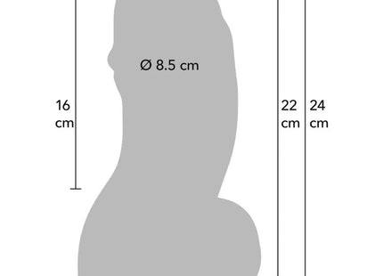 HIDDEN DESIRE - INFERNO FAT BOYS DILDO 22 CM