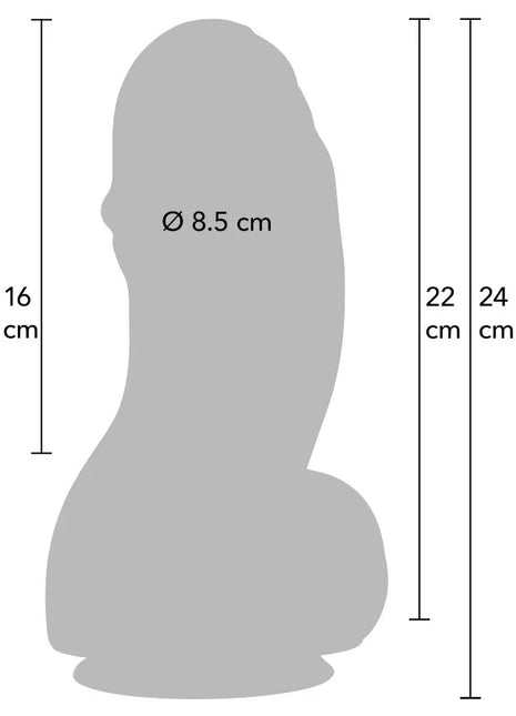 HIDDEN DESIRE - INFERNO FAT BOYS DILDO 22 CM