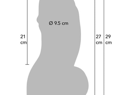 HIDDEN DESIRE - INFERNO FAT BOYS DILDO 27 CM