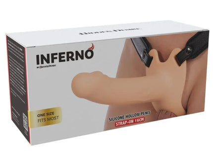 HIDDEN DESIRE - INFERNO PENIS-SLEEVE-STRAP-ON 16 CM
