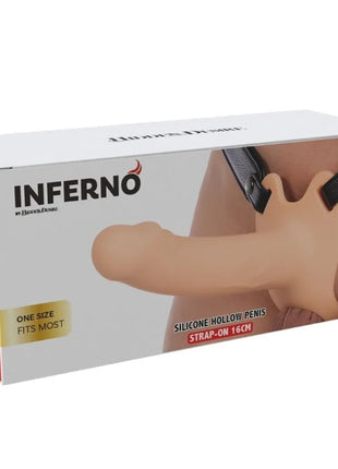 HIDDEN DESIRE - INFERNO PENIS-SLEEVE-STRAP-ON 16 CM