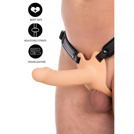 HIDDEN DESIRE - INFERNO PENIS-SLEEVE-STRAP-ON-SILIKON 18 CM