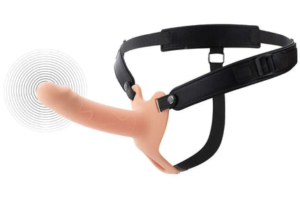 HIDDEN DESIRE - INFERNO VIBRIERENDER PENIS-SLEEVE ZUM AUFSCHNALLEN 16 CM