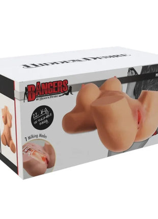 Beiger silikonüberzogener weiblicher mastubator milking mega torso mit realistischen texturen und 22 kg gewicht