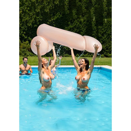 Pink aufblasbarer pool float in riesiger penisform 145 cm von hidden desire aus langlebigem material