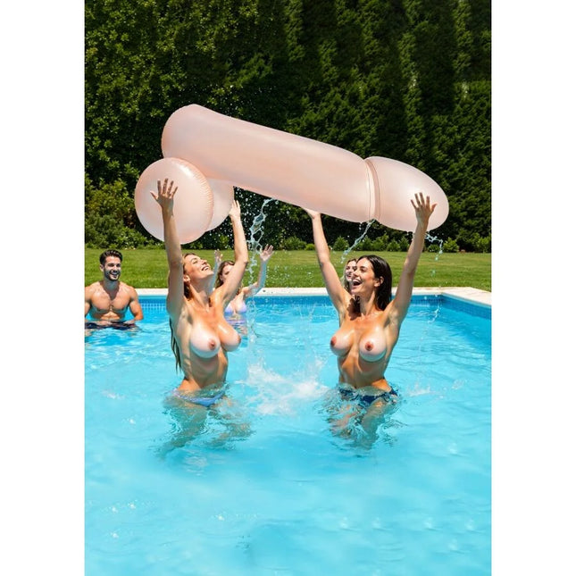 Pink aufblasbarer pool float in riesiger penisform 145 cm von hidden desire aus langlebigem material