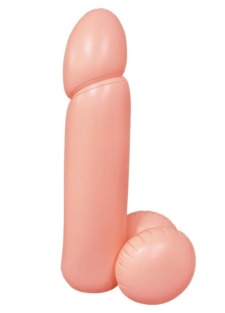 Pink aufblasbarer erwachsenenspielzeug penis riesig 145 cm aus pvc für versteckte lust
