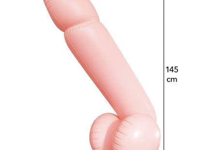 Pinkfarbener aufblasbarer erwachsenenpool float hidden desire riesiger penis 145 cm aus pvc