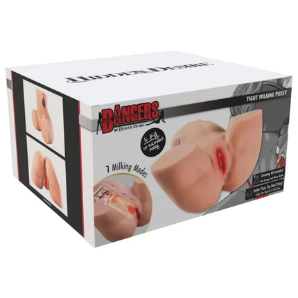 Bangers von hidden desire tight milking masturbator vagina aus realistischem hautfarbenem silikon mit 7 milchmodi