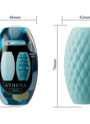 HIMMELBLAUER ATHENA - REISEBEGLEITER AUS SILIKON - Ei-Masturbator
