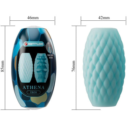 HIMMELBLAUER ATHENA - REISEBEGLEITER AUS SILIKON - Ei-Masturbator