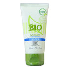 Weiße tube mit grünen akzenten und grünem deckel bio wasserbasierter hot lubricant 50 ml