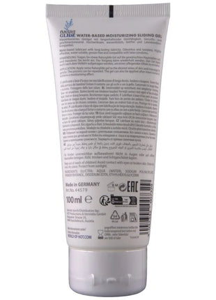 Weißer plastiktube des nature glide wasserbasierten feuchtigkeitsspendenden gleitgels hot nature glide 100 ml