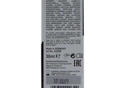 Silberne rechteckige box mit hot rhino long power cream 30 ml zur leistungssteigerung