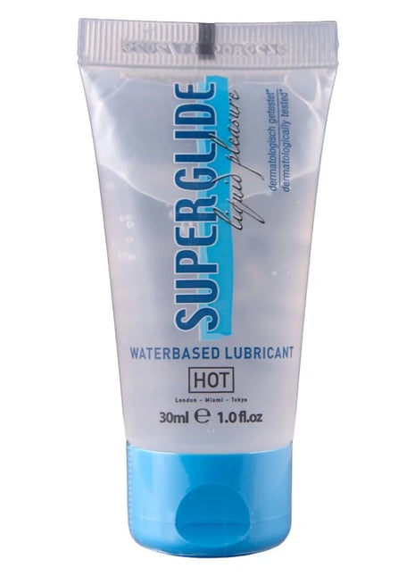 Transluzentes blauweißes 30ml hot superglide liquid pleasure wasserbasiertes gleitmittel im tube