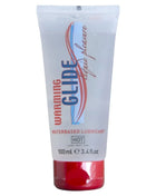 Transparente tube mit rotem verschluss und hot label mit warmendem gleitmittel auf wasserbasis 100 ml