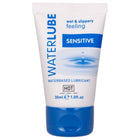 Weiß-blaues rohr heißer sensibler wasserbasierter gleitmittel mit blauem deckel 30 ml quellwasser