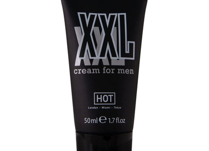 Schwarze xxl hot creme für männer 50 ml tube zur anwendung bei männern