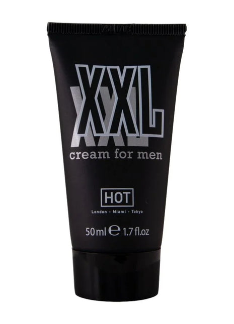 Schwarze xxl hot creme für männer 50 ml tube zur anwendung bei männern