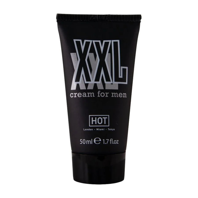 Schwarze xxl hot creme für männer 50 ml tube zur anwendung bei männern
