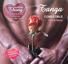 Herren-tanga hotflowers erdbeergeschmack mit zwei waffel-linern in herzförmiger verpackung