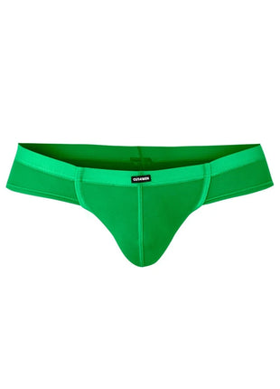 Hybrid Cheeky Brief Netz - C4MSPX22 GLOW - Cut4Men - S / Green - Herren-Slip