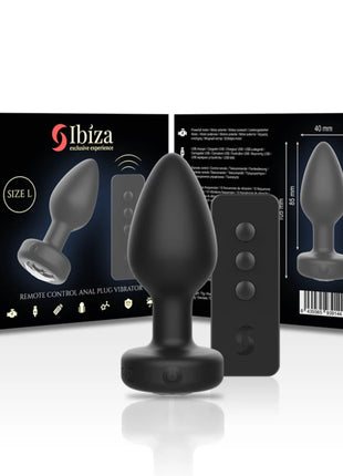 IBIZA - ANAL-STECKER MIT FERNBEDIENUNG GRÖSSE L - Anal-Vibratoren